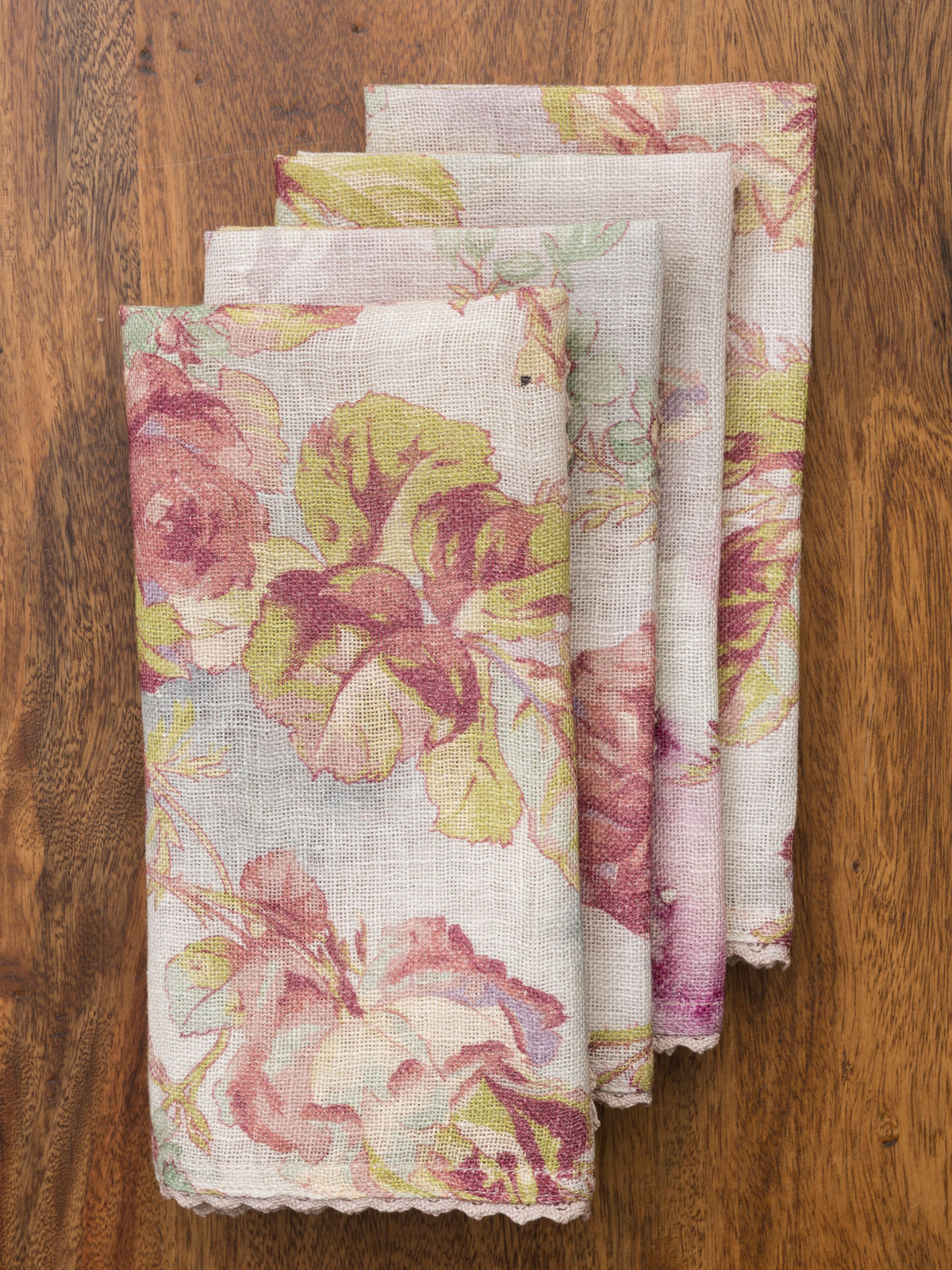 Victorian Rose Linen Runner Linens & Kitchen, Placemats & Runners