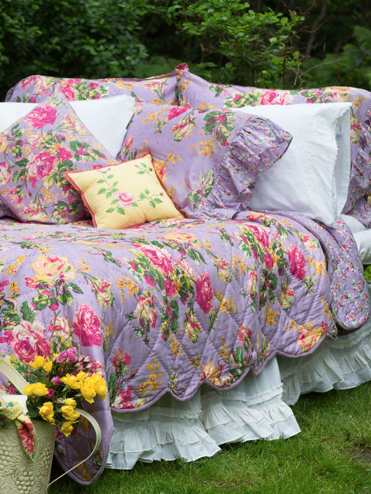 Victorian Rose Quilt Lavender Provence Inspired Beautiful Designs