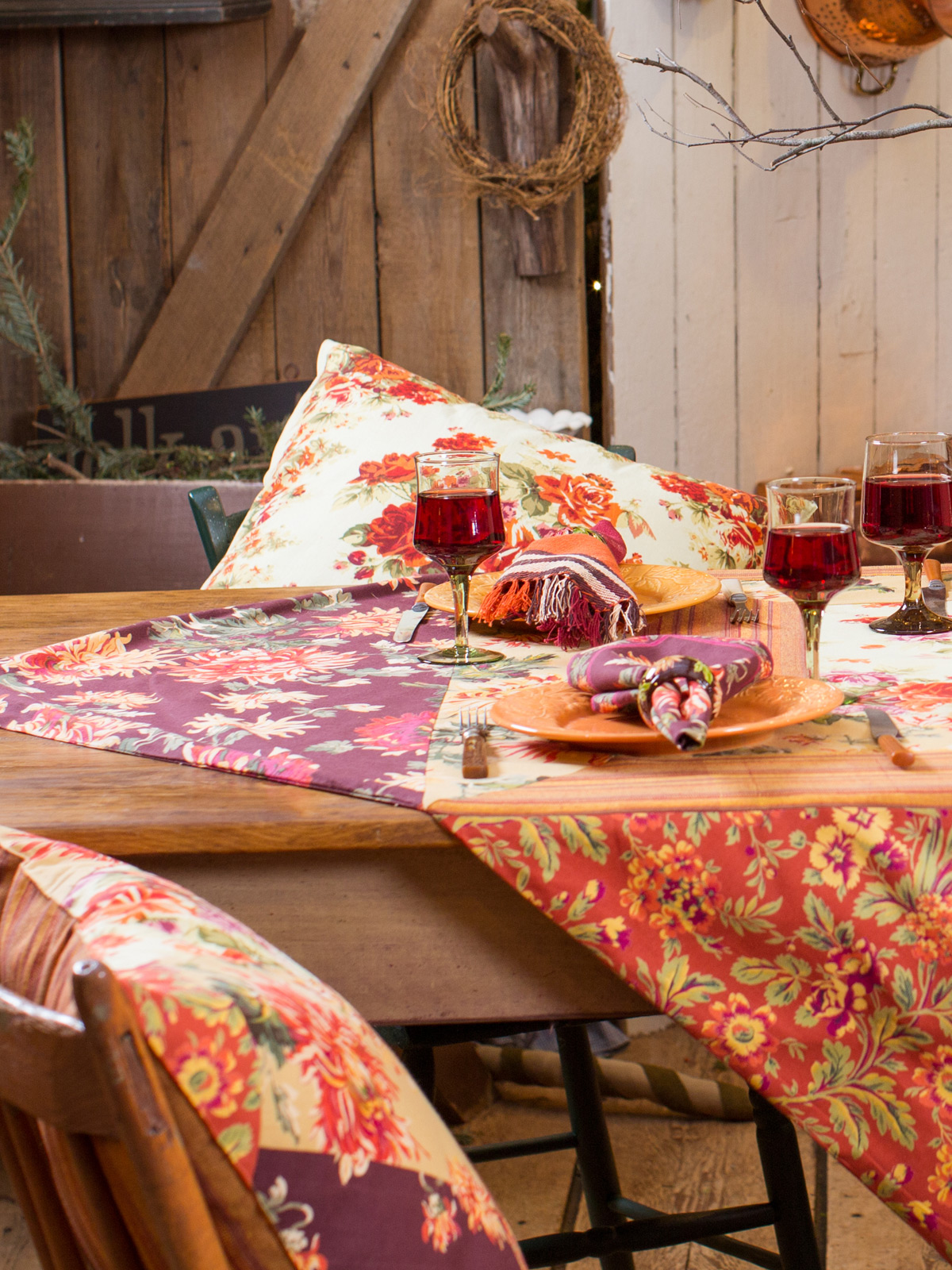 Harvest Patchwork Tablecloth Linens & Kitchen, Tablecloths Beautiful