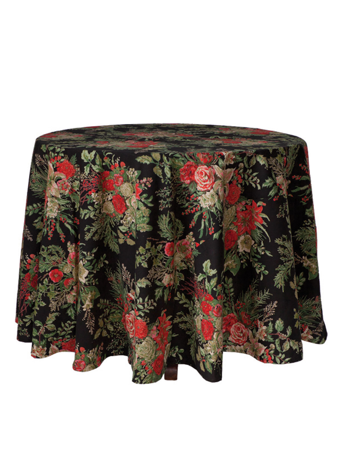 Merry Tablecloth Black Your Home, Christmas Forever Beautiful