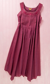 Madeline Ladies Nightie Wine