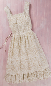 Valentine Ladies Dress Ecru